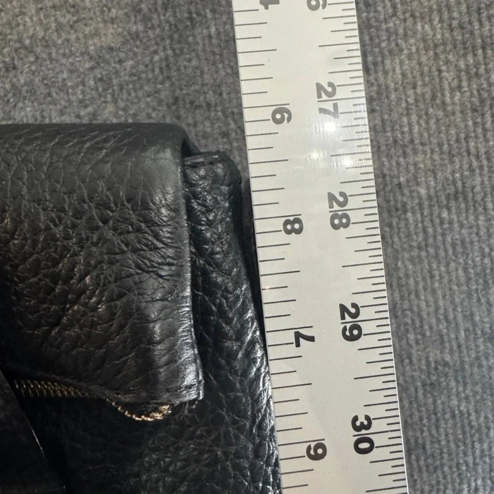 Kate Spade Cobble Hill Little Minka Black Pebbled Leather Satchel Crossbody Bag
